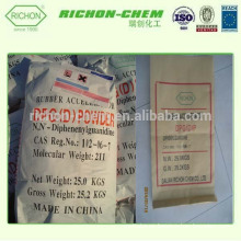 Material de procesamiento de caucho a granel Diphenylguanidine DPG Richon Brand